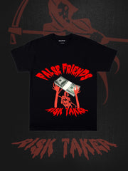 "RISK TAKER" RED GRAPHIC TEE