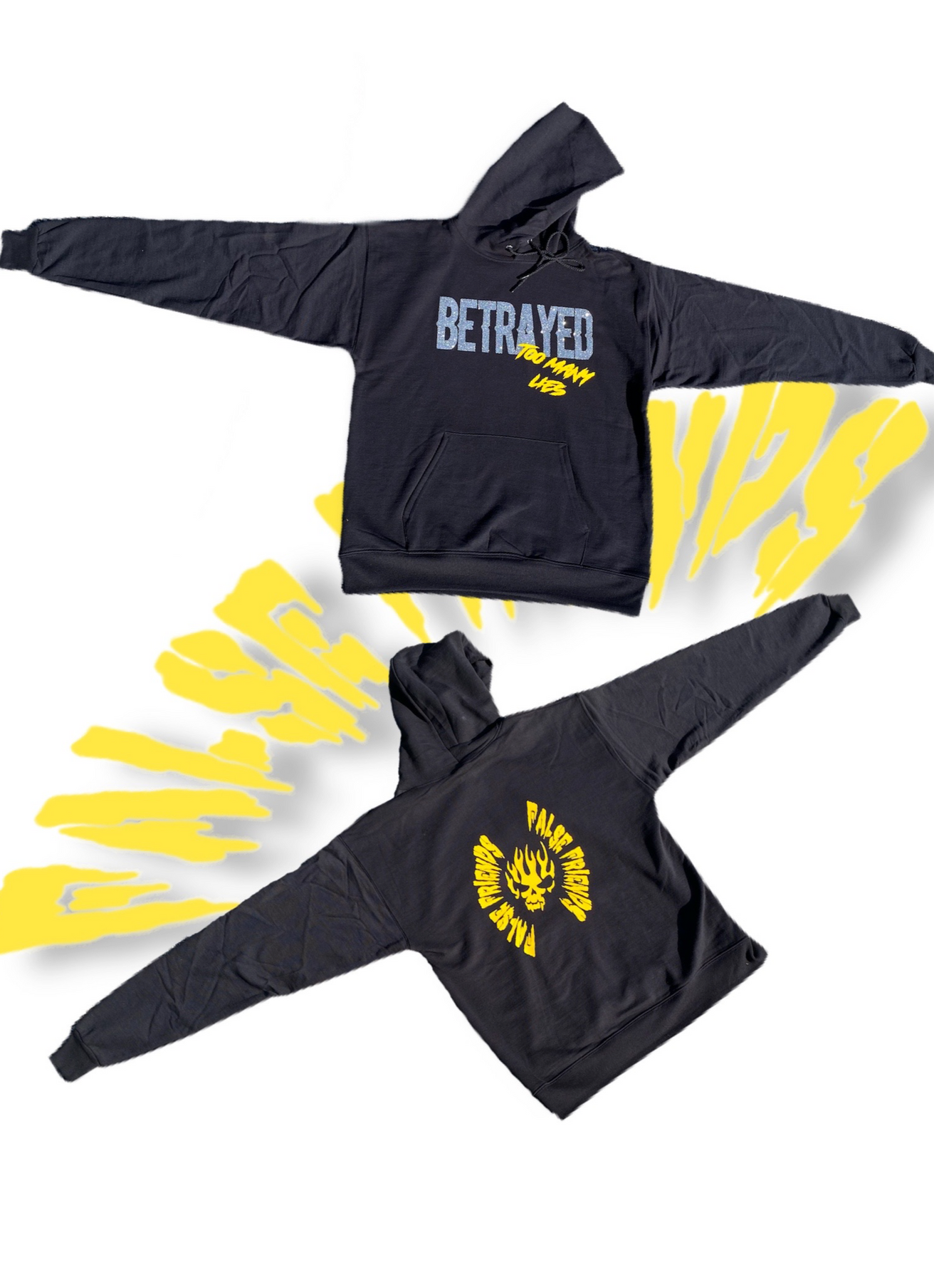 Yellow friends hoodie hot sale