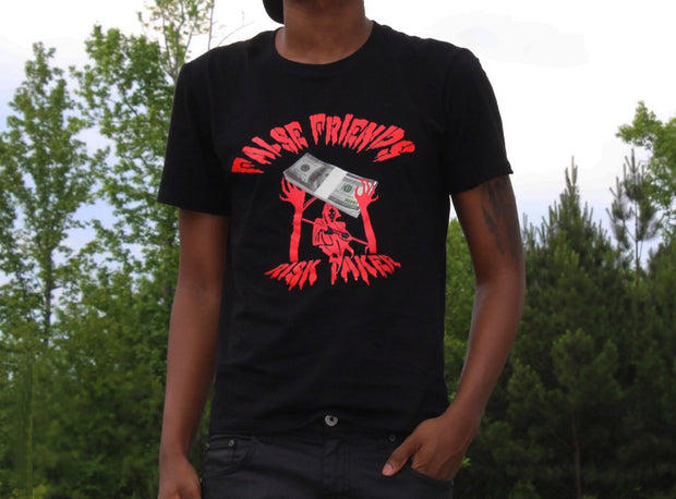 "RISK TAKER" RED GRAPHIC TEE